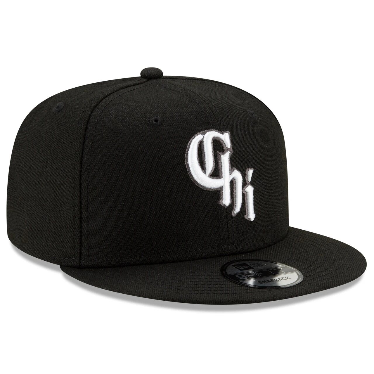 Men's Chicago White Sox New Era Black 2021 City Connect 9FIFTY Snapback Adjustable Hat 5 Men's Chicago White Sox New Era Black 2021 City Connect 9FIFTY Snapback Adjustable Hat - Image 3