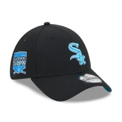 Men's Chicago White Sox New Era Black 2023 MLB Father's Day 39THIRTY Flex Hat