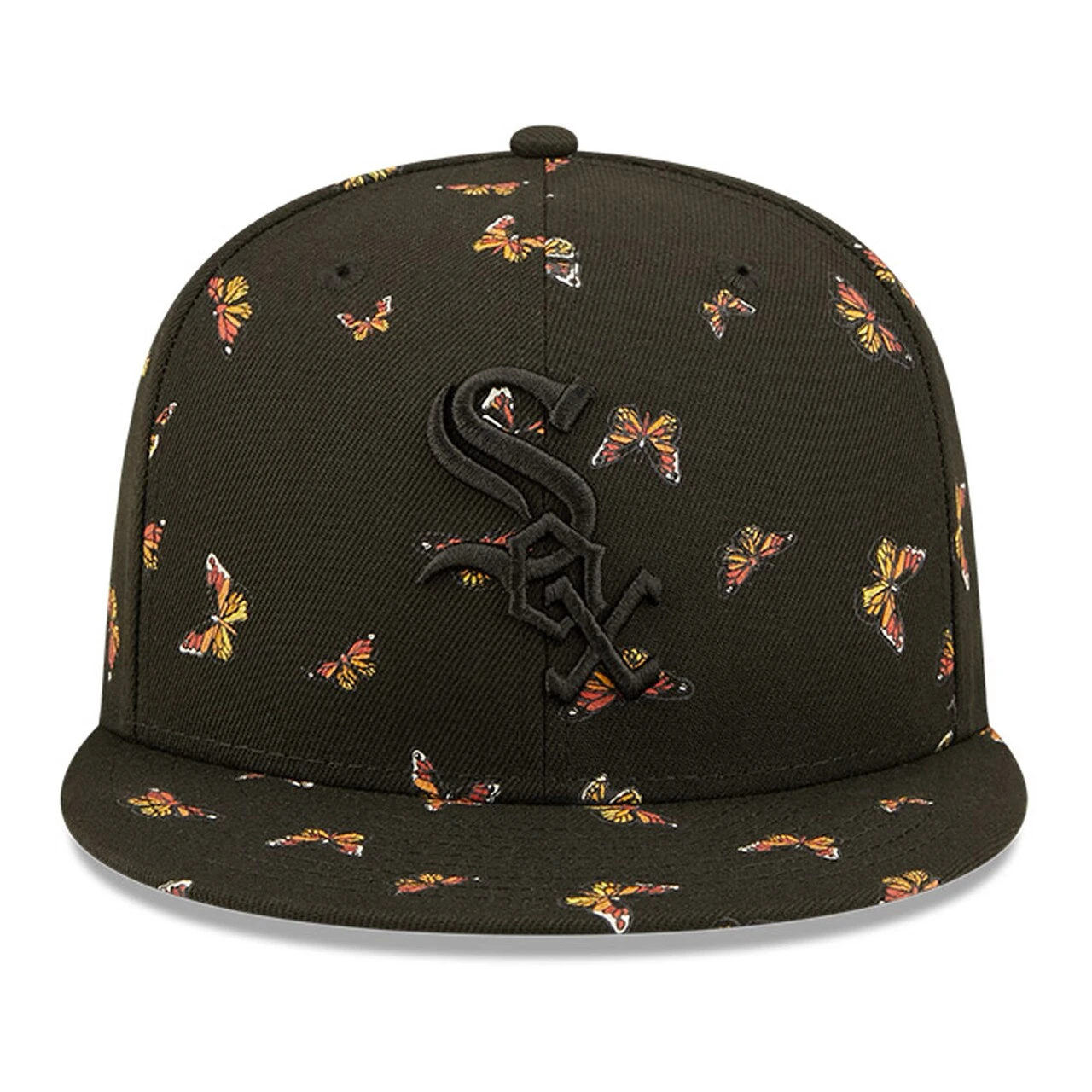 Men's Chicago White Sox New Era Black Flutter 59FIFTY Fitted Hat 4 Men's Chicago White Sox New Era Black Flutter 59FIFTY Fitted Hat - Image 2