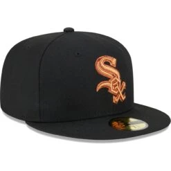 Men's Chicago White Sox New Era Black Metallic Pop 59FIFTY Fitted Hat -CapNation Shop mens new era black chicago white sox metallic pop 59fifty fitted hat ss5 p 5047340pv 3u va7iiomvkxpo3s1gqsihv l5xfaku8c8zt0zttqt0l