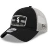 Men's Chicago White Sox New Era Black Property Trucker 9TWENTY Snapback Hat -CapNation Shop mens new era black chicago white sox property trucker 9twenty snapback hat ss5 p 5002969pv 1u 2avbii8qpmyiua6ieha6v nognpacfmie2ms83tjad
