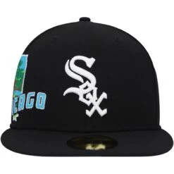 Men's Chicago White Sox New Era Black Stateview 59FIFTY Fitted Hat 7 Men's Chicago White Sox New Era Black Stateview 59FIFTY Fitted Hat -CapNation Shop mens new era black chicago white sox stateview 59fifty fitted hat ss5 p 4870415pv 2u cf2c18j3e2ayumss69hqv bd6lizymcrohxdabda0u