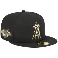 Men's Los Angeles Angels New Era Black 2023 59FIFTY Day Fitted Hat