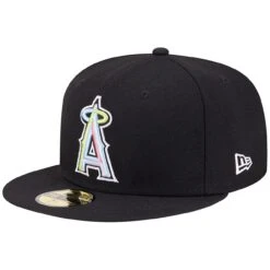 Men's Los Angeles Angels New Era Black Multi-Color Pack 59FIFTY Fitted Hat -CapNation Shop mens new era black los angeles angels multi color pack 59fifty fitted hat ss5 p 4999783pv 3u n5bxugngeet0ucelobhqv he4qa2ualt83xjoztqau