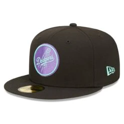 Men's Los Angeles Dodgers New Era Black 40th Anniversary Black Light 59FIFTY Fitted Hat -CapNation Shop mens new era black los angeles dodgers 40th anniversary black light 59fifty fitted hat ss5 p 4788559pv 3u bw1meq55wc2bkaa05qwvv p1paa1ehtz6sofyzod1f
