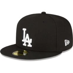 Men's Los Angeles Dodgers New Era Black Sidepatch 59FIFTY Fitted Hat -CapNation Shop mens new era black los angeles dodgers sidepatch 59fifty fitted hat ss5 p 200000173pv 3u aiflz8xbidjgql2ip1ujv esz0zyigrizichdtqlrk