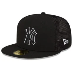 Men's New York Yankees New Era Black 2023 Batting Practice 59FIFTY Fitted Hat