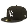 Men's New York Yankees New Era Black Team Logo 59FIFTY Fitted Hat 2 Men's New York Yankees New Era Black Team Logo 59FIFTY Fitted Hat -CapNation Shop mens new era black new york yankees team logo 59fifty fitted hat pi4733000 altimages ff 4733474 dce6347d1e60d489ea20alt1 full