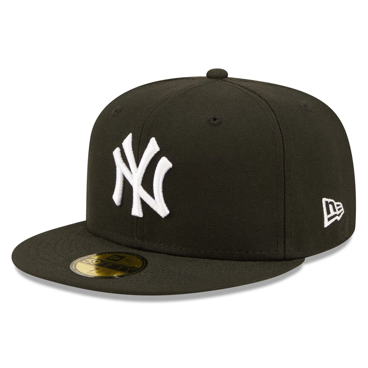 Men's New York Yankees New Era Black Team Logo 59FIFTY Fitted Hat 3 Men's New York Yankees New Era Black Team Logo 59FIFTY Fitted Hat