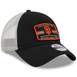 Men's San Francisco Giants New Era Black Property Trucker 9TWENTY Snapback Hat -CapNation Shop mens new era black san francisco giants property trucker 9twenty snapback hat ss5 p 5002977pv 3u x81smafk1shooggowheiv di5u8mrrmeoogav45w8s