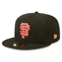 Men's San Francisco Giants New Era Black Summer Sherbet 59FIFTY Fitted Hat -CapNation Shop mens new era black san francisco giants summer sherbet 59fifty fitted hat ss5 p 4789507pv 3u jnjz49dpan8xp5omeddiv 3kcudgzfptnhhgeohiyr