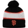 Men's San Francisco Giants New Era Black Team Stripe Pride Cuffed Knit Hat With Pom 2 Men's San Francisco Giants New Era Black Team Stripe Pride Cuffed Knit Hat With Pom -CapNation Shop mens new era black san francisco giants team stripe pride cuffed knit hat with pom pi4069000 ff 4069706 2e2789df916f89a5c272 full