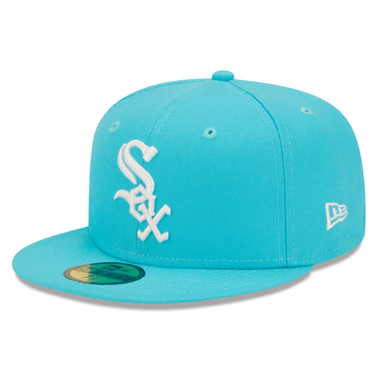 Men's Chicago White Sox New Era Blue Vice Highlighter Logo 59FIFTY Fitted Hat 3 Men's Chicago White Sox New Era Blue Vice Highlighter Logo 59FIFTY Fitted Hat