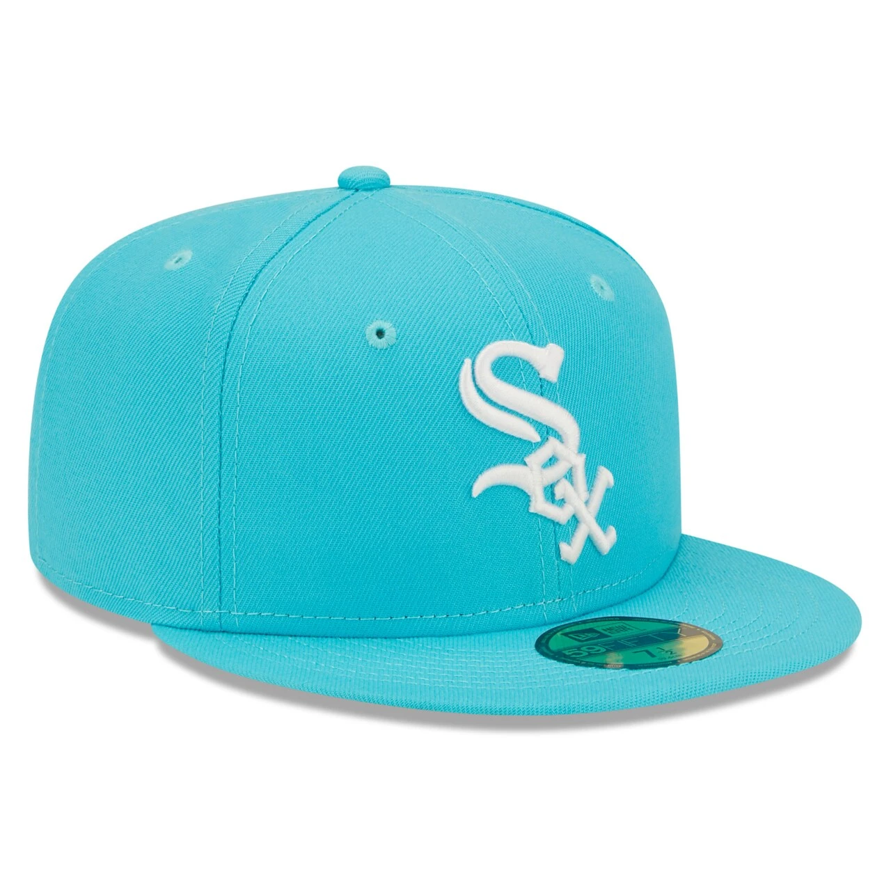 Men's Chicago White Sox New Era Blue Vice Highlighter Logo 59FIFTY Fitted Hat 5 Men's Chicago White Sox New Era Blue Vice Highlighter Logo 59FIFTY Fitted Hat - Image 3