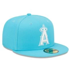 Men's Los Angeles Angels New Era Blue Vice Highlighter Logo 59FIFTY Fitted Hat -CapNation Shop mens new era blue los angeles angels vice highlighter logo 59fifty fitted hat ss5 p 4796029pv 3u ehbqczr0t0uafjbqxwbhv h31fonhqruuc1dmuefg7
