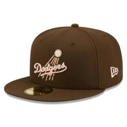 Men's Los Angeles Dodgers New Era Brown 100th Anniversary Pink Undervisor 59FIFTY Fitted Hat -CapNation Shop mens new era brown los angeles dodgers 100th anniversary pink undervisor 59fifty fitted hat ss5 p 4936995pv 3u xg1fgrtytludi3jfon1iv vida7kidvro136avzzs8