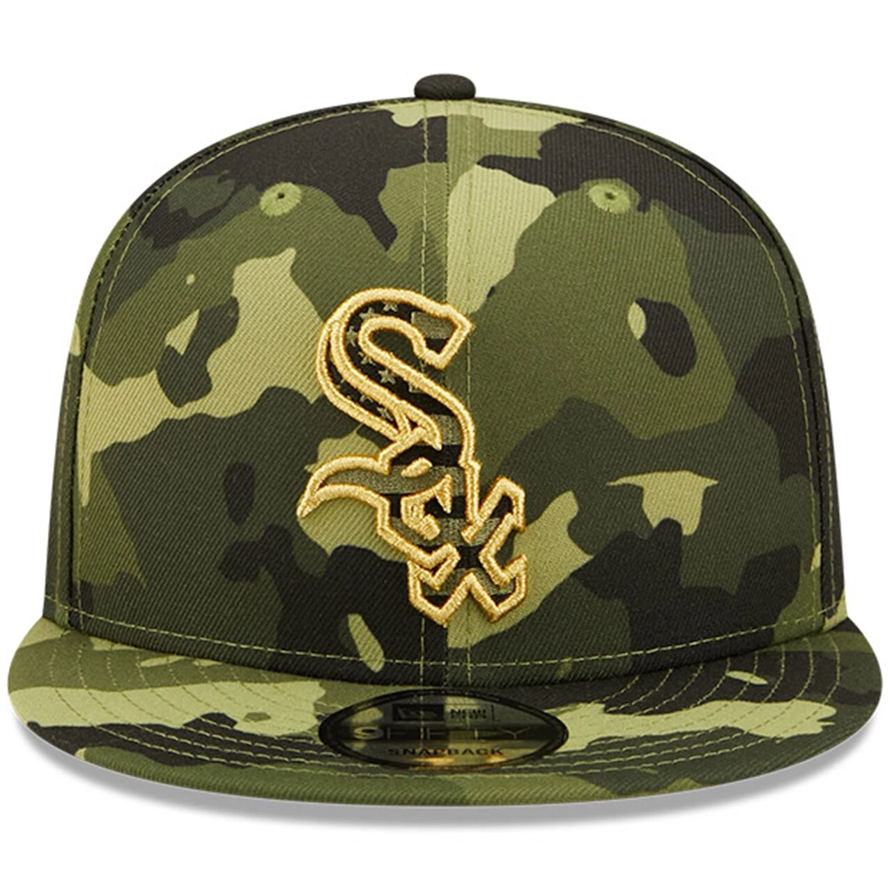 Men's Chicago White Sox New Era Camo 2022 Armed Forces Day 9FIFTY Snapback Adjustable Hat 4 Men's Chicago White Sox New Era Camo 2022 Armed Forces Day 9FIFTY Snapback Adjustable Hat - Image 2