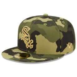 Men's Chicago White Sox New Era Camo 2022 Armed Forces Day On-Field 59FIFTY Fitted Hat -CapNation Shop mens new era camo chicago white sox 2022 armed forces day on field 59fifty fitted hat pi4463000 altimages ff 4463158 5453480d477fe2cca4bealt3 full