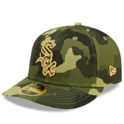 Men's Chicago White Sox New Era Camo 2022 Armed Forces Day On-Field Low Profile 59FIFTY -CapNation Shop mens new era camo chicago white sox 2022 armed forces day on field low profile 59fifty pi4463000 altimages ff 4463195 674081371f8d24eade37alt3 full