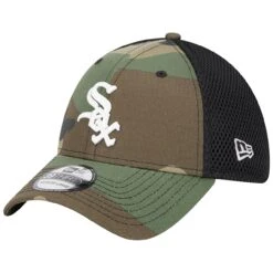 Men's Chicago White Sox New Era Camo Team Neo 39THIRTY Flex Hat