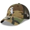 Men's Chicago White Sox New Era Camo Trucker 9TWENTY Snapback Hat -CapNation Shop mens new era camo chicago white sox trucker 9twenty snapback hat pi4417000 altimages ff 4417544 7d648e0fdaefbe8f507balt1 full