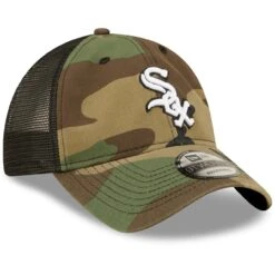 Men's Chicago White Sox New Era Camo Trucker 9TWENTY Snapback Hat -CapNation Shop mens new era camo chicago white sox trucker 9twenty snapback hat pi4417000 altimages ff 4417544 7d648e0fdaefbe8f507balt3 full