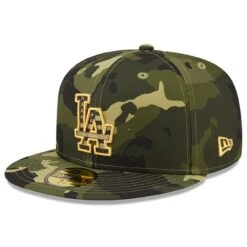 Men's Los Angeles Dodgers New Era Camo 2022 Armed Forces Day On-Field 59FIFTY Fitted Hat -CapNation Shop mens new era camo los angeles dodgers 2022 armed forces day on field 59fifty fitted hat pi4463000 altimages ff 4463176 7b15d2dc9ceb99758199alt3 full