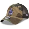 Men's Los Angeles Dodgers New Era Camo Trucker 9TWENTY Snapback Hat -CapNation Shop mens new era camo los angeles dodgers trucker 9twenty snapback hat pi4417000 altimages ff 4417548 d2de36da3177d3922612alt1 full
