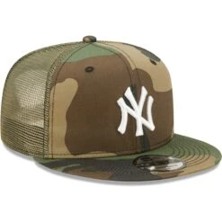 Men's New York Yankees New Era Camo Trucker 9FIFTY Snapback Hat -CapNation Shop mens new era camo new york yankees trucker 9fifty snapback hat pi4674000 altimages ff 4674132 1d530cd5469d9936ccebalt3 full