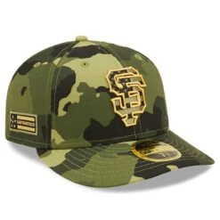 Men's San Francisco Giants New Era Camo 2022 Armed Forces Day On-Field Low Profile 59FIFTY