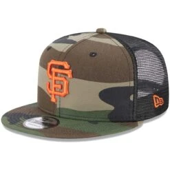 Men's San Francisco Giants New Era Camo Trucker 9FIFTY Snapback Hat