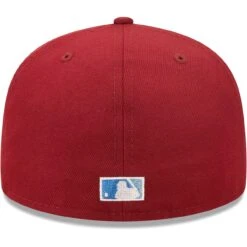 Men's Los Angeles Dodgers New Era Cardinal 100th Anniversary Air Force Blue Undervisor 59FIFTY Fitted Hat -CapNation Shop mens new era cardinal los angeles dodgers 100th anniversary air force blue undervisor 59fifty fitted hat pi4735000 altimages ff 4735041 bec1b43e993f069a4ea4alt4 full