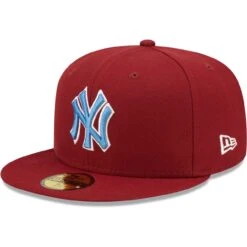 Men's New York Yankees New Era Cardinal 1999 World Series Air Force Blue Undervisor 59FIFTY Fitted Hat -CapNation Shop mens new era cardinal new york yankees 1999 world series air force blue undervisor 59fifty fitted hat pi4735000 altimages ff 4735042 ade4a489b99179667b04alt3 full