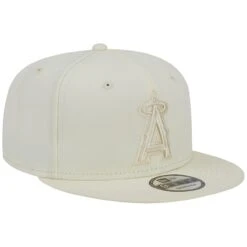 Men's Los Angeles Angels New Era Cream Spring Color Basic 9FIFTY Snapback Hat -CapNation Shop mens new era cream los angeles angels spring color basic 9fifty snapback hat ss5 p 5000319pv 3u bibkkjvydftwoyfxae57v nc8vawffhjc0hakt7plp