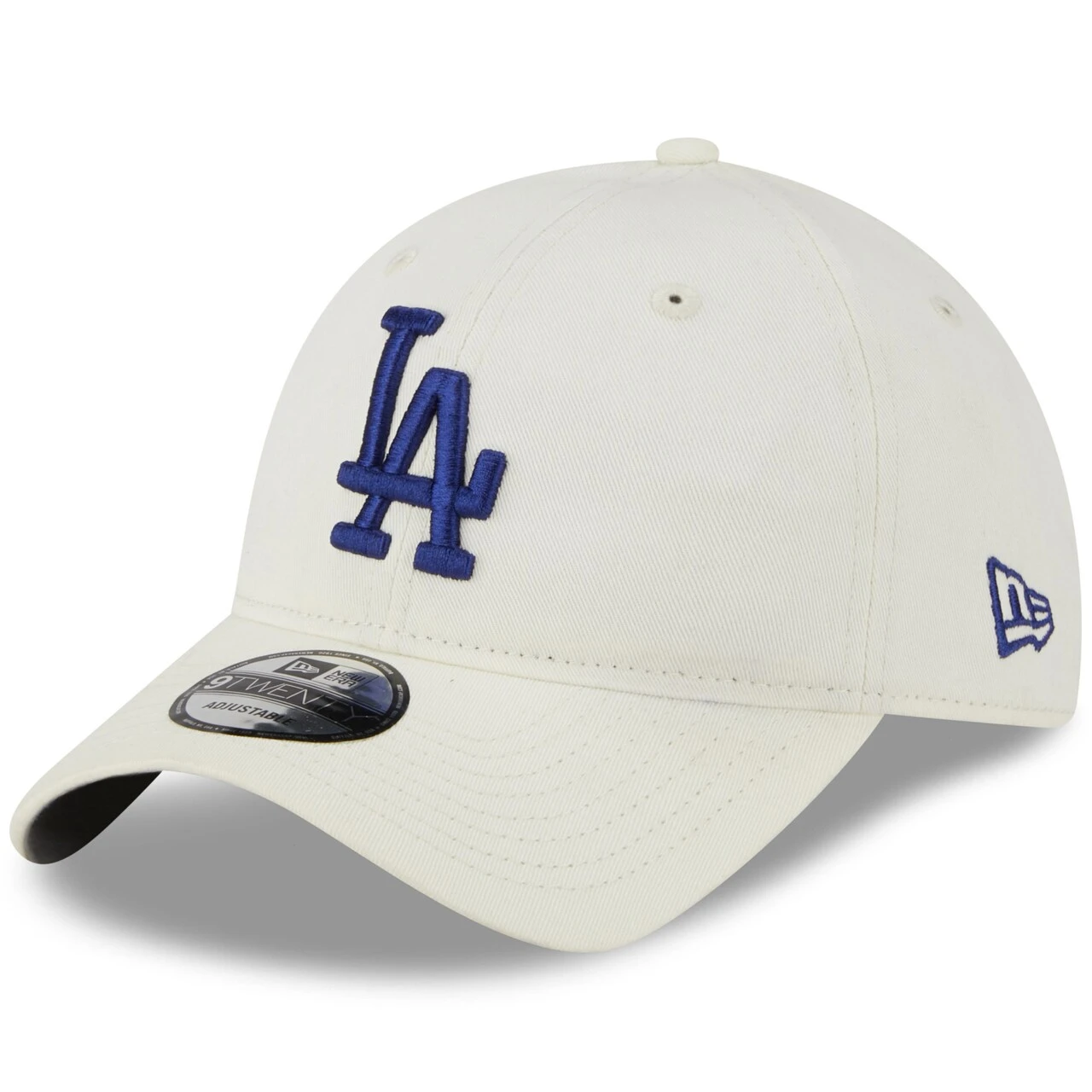 Men's Los Angeles Dodgers New Era Cream Chrome Core Classic 9TWENTY Adjustable Hat 3 Men's Los Angeles Dodgers New Era Cream Chrome Core Classic 9TWENTY Adjustable Hat
