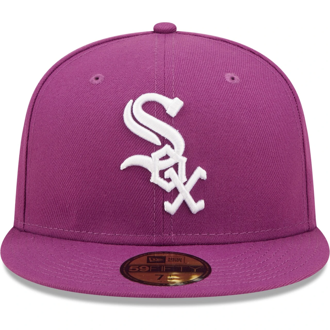 Men's Chicago White Sox New Era Grape Logo 59FIFTY Fitted Hat 4 Men's Chicago White Sox New Era Grape Logo 59FIFTY Fitted Hat - Image 2