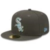 Men's Chicago White Sox New Era Graphite 2022 Father's Day On-Field 59FIFTY Fitted Hat -CapNation Shop mens new era graphite chicago white sox 2022 fathers day on field 59fifty fitted hat pi4462000 altimages ff 4462823 6ef8eeed2a70108515daalt1 full