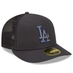 Men's Los Angeles Dodgers New Era Graphite 2022 Batting Practice Low Profile 59FIFTY Fitted Hat -CapNation Shop mens new era graphite los angeles dodgers 2022 batting practice low profile 59fifty fitted hat pi4418000 altimages ff 4418860 3004a5d561c6bd12c907alt3 full