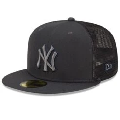 Men's New York Yankees New Era Graphite 2022 Batting Practice 59FIFTY Fitted Hat