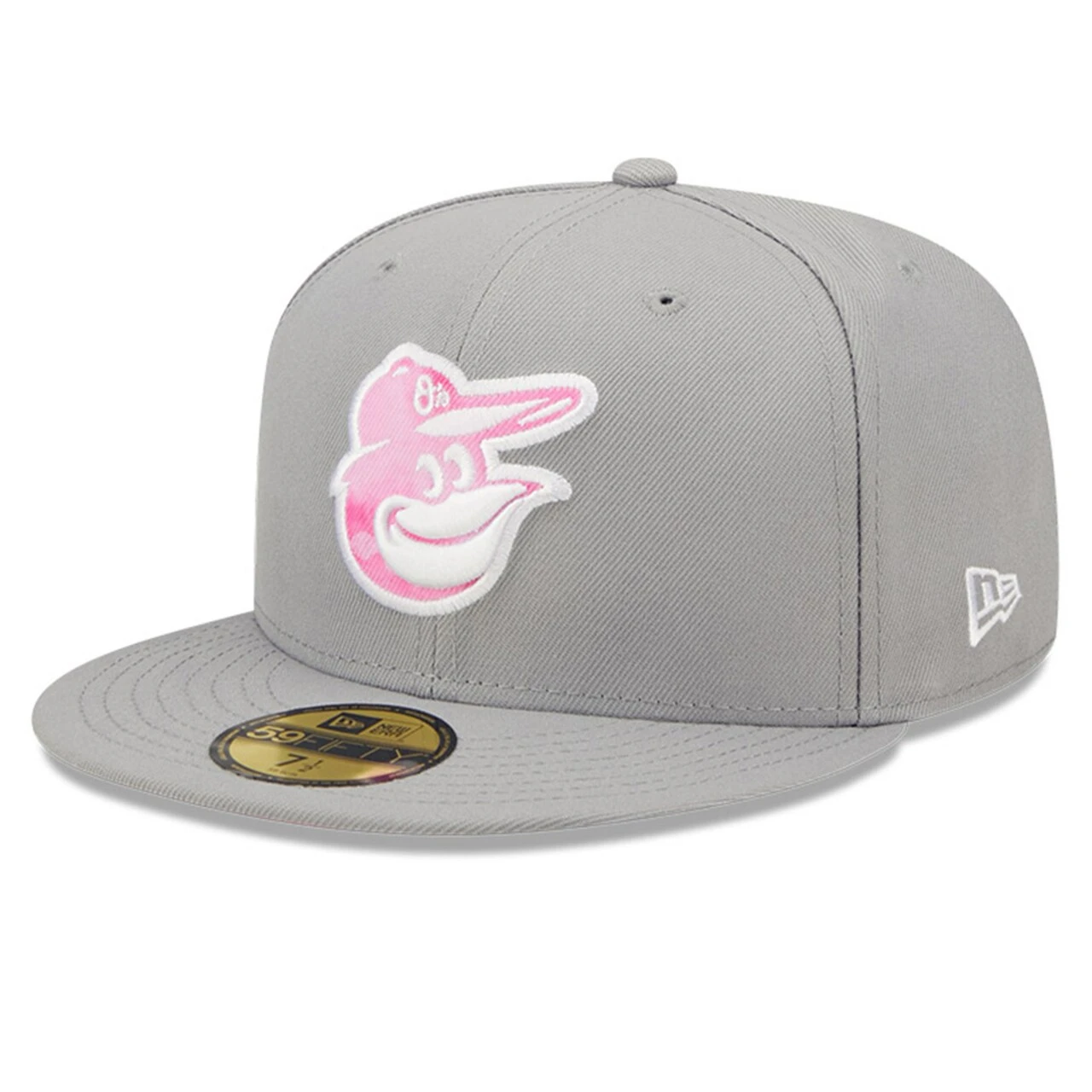 Men's Baltimore Orioles New Era Gray 2022 Mother's Day On-Field 59FIFTY Fitted Hat 3 Men's Baltimore Orioles New Era Gray 2022 Mother's Day On-Field 59FIFTY Fitted Hat