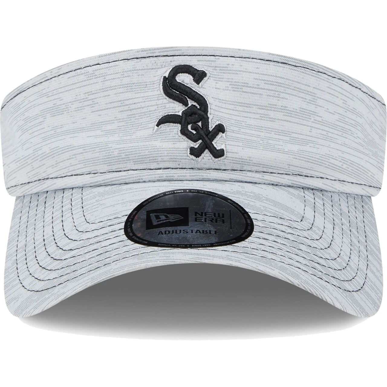 Men's Chicago White Sox New Era Gray Adjustable Visor 4 Men's Chicago White Sox New Era Gray Adjustable Visor - Image 2