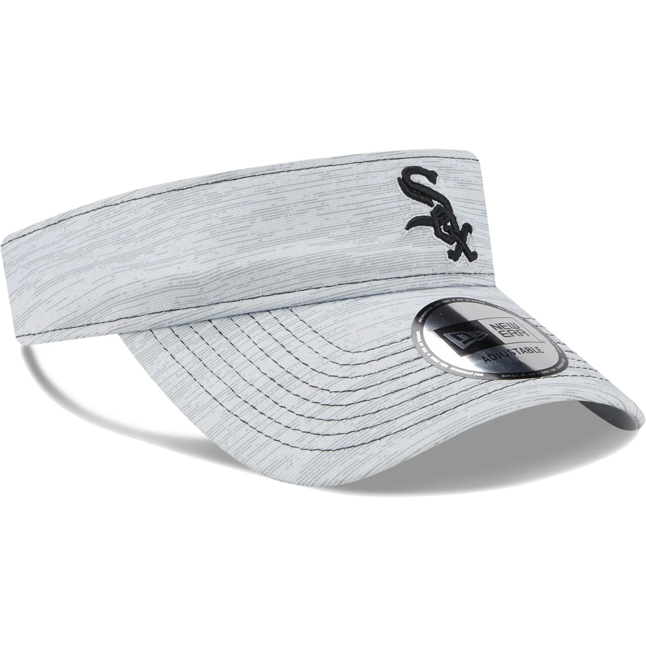 Men's Chicago White Sox New Era Gray Adjustable Visor 5 Men's Chicago White Sox New Era Gray Adjustable Visor - Image 3
