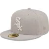 Men's Chicago White Sox New Era Gray Monochrome Camo 59FIFTY Fitted Hat -CapNation Shop mens new era gray chicago white sox monochrome camo 59fifty fitted hat ss5 p 5046905pv 1u 1xurugrlpd6nxuqu7r95v 6ri24jcpdkaqmso36ea2