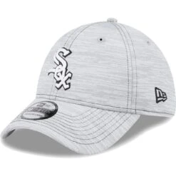 Men's Chicago White Sox New Era Gray Speed 39THIRTY Flex Hat