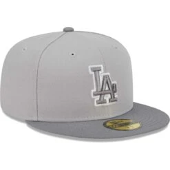 Men's Los Angeles Dodgers New Era Gray Green Undervisor 59FIFTY Fitted Hat -CapNation Shop mens new era gray los angeles dodgers green undervisor 59fifty fitted hat ss5 p 200016012pv 3u hgutsqzx1y6xxpodtuziv ok1qqxz7nlwfu3exajf5