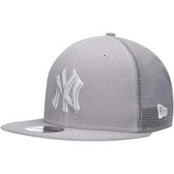 Men's New York Yankees New Era Gray 2023 On-Field Batting Practice 9FIFTY Snapback Hat