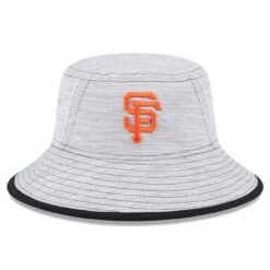 Men's San Francisco Giants New Era Gray Game Bucket Hat
