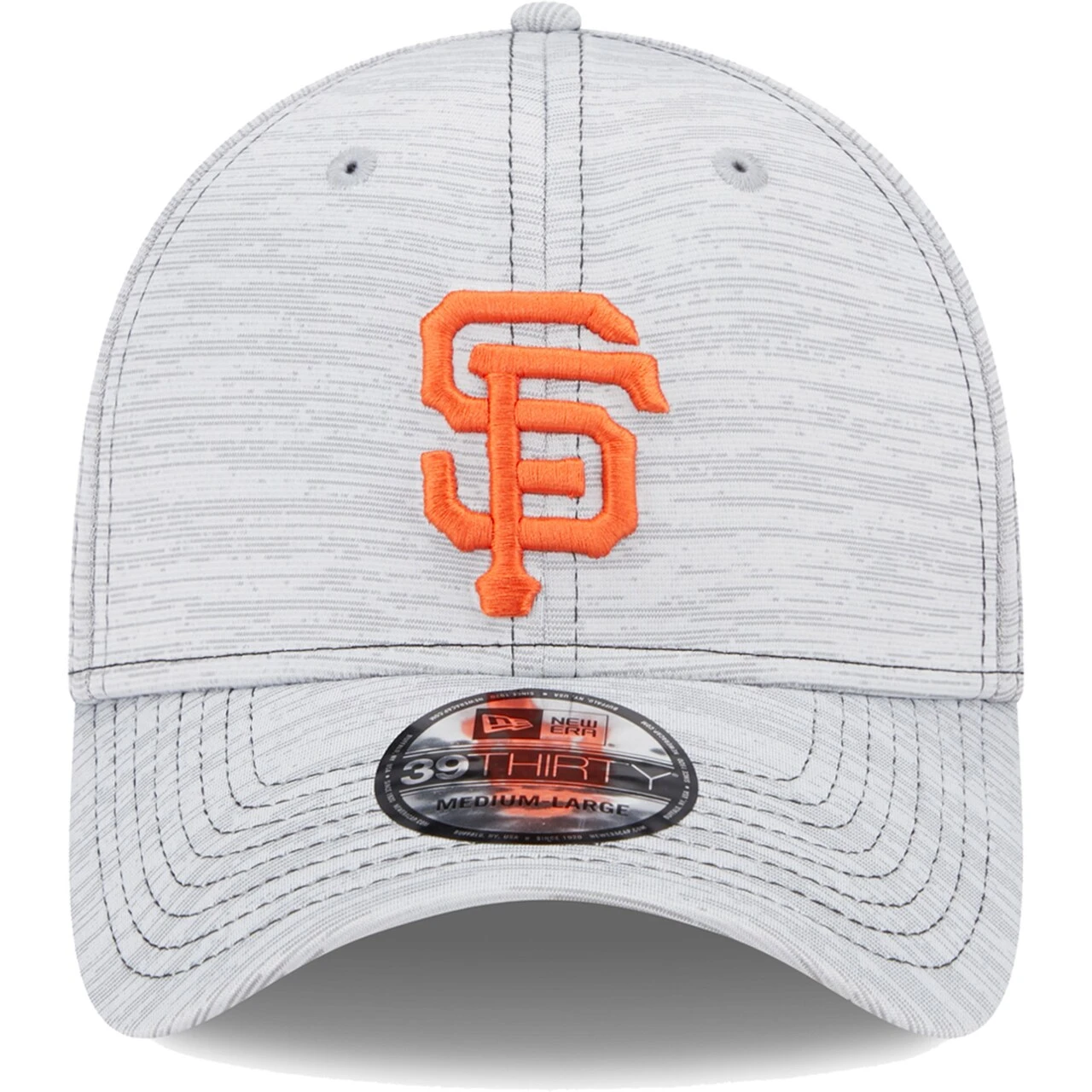 Men's San Francisco Giants New Era Gray Speed 39THIRTY Flex Hat 4 Men's San Francisco Giants New Era Gray Speed 39THIRTY Flex Hat - Image 2