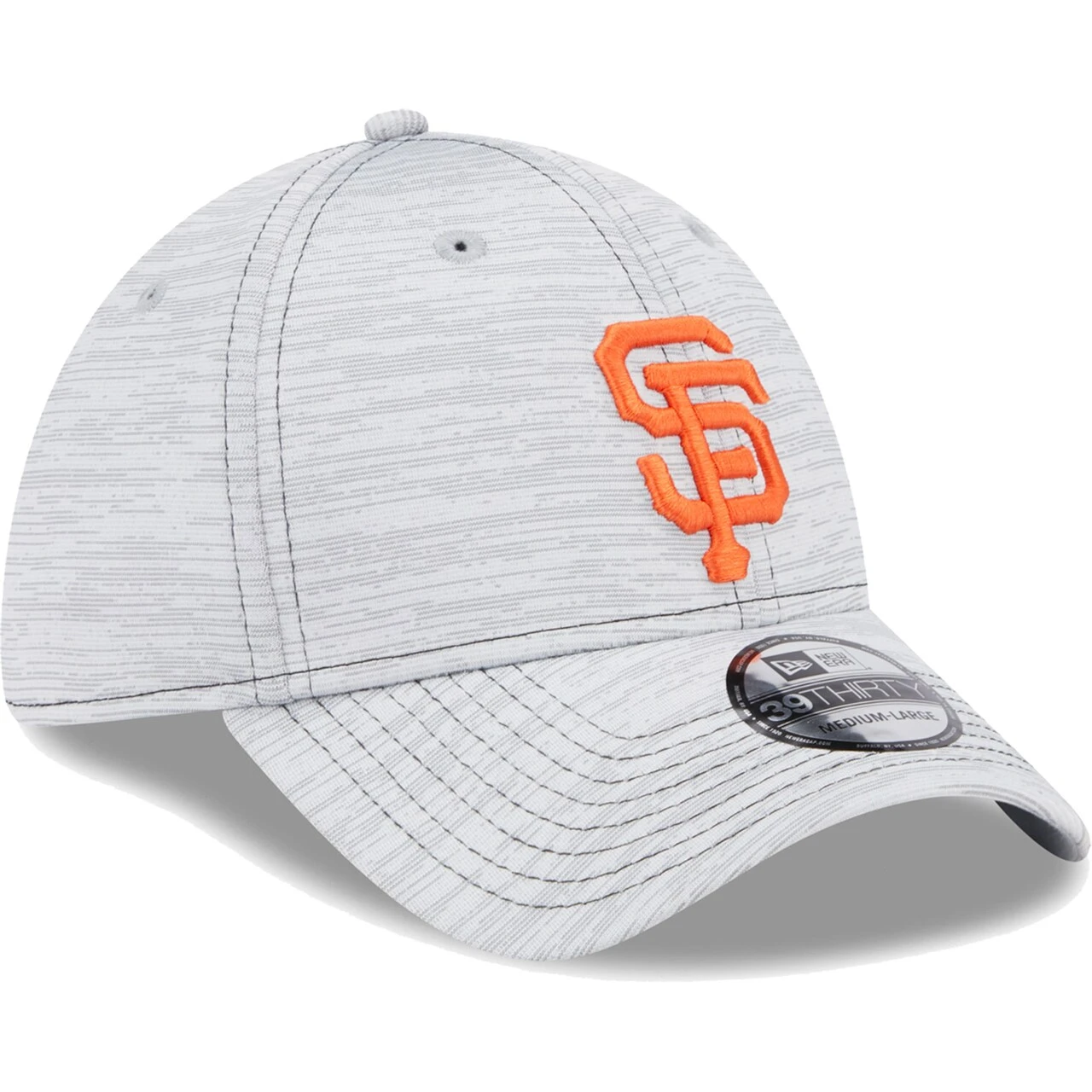 Men's San Francisco Giants New Era Gray Speed 39THIRTY Flex Hat 5 Men's San Francisco Giants New Era Gray Speed 39THIRTY Flex Hat - Image 3