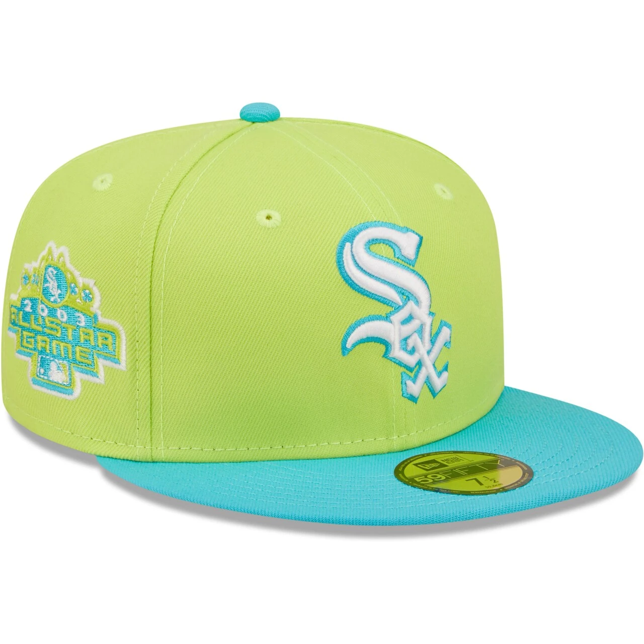 Men's Chicago White Sox New Era Green 2003 MLB All-Star Game Cyber Vice 59FIFTY Fitted Hat 3 Men's Chicago White Sox New Era Green 2003 MLB All-Star Game Cyber Vice 59FIFTY Fitted Hat